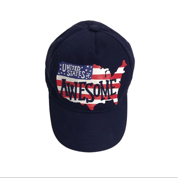 Gymboree Kids United States Of Awesome Baseball Cap - Picture 2 of 12